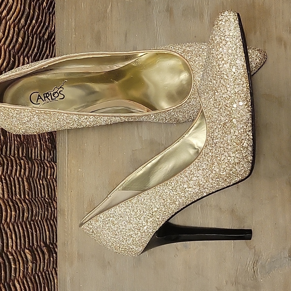 Carlos By Carlos Santana Posy Pointed Toe Pump, G… - image 2